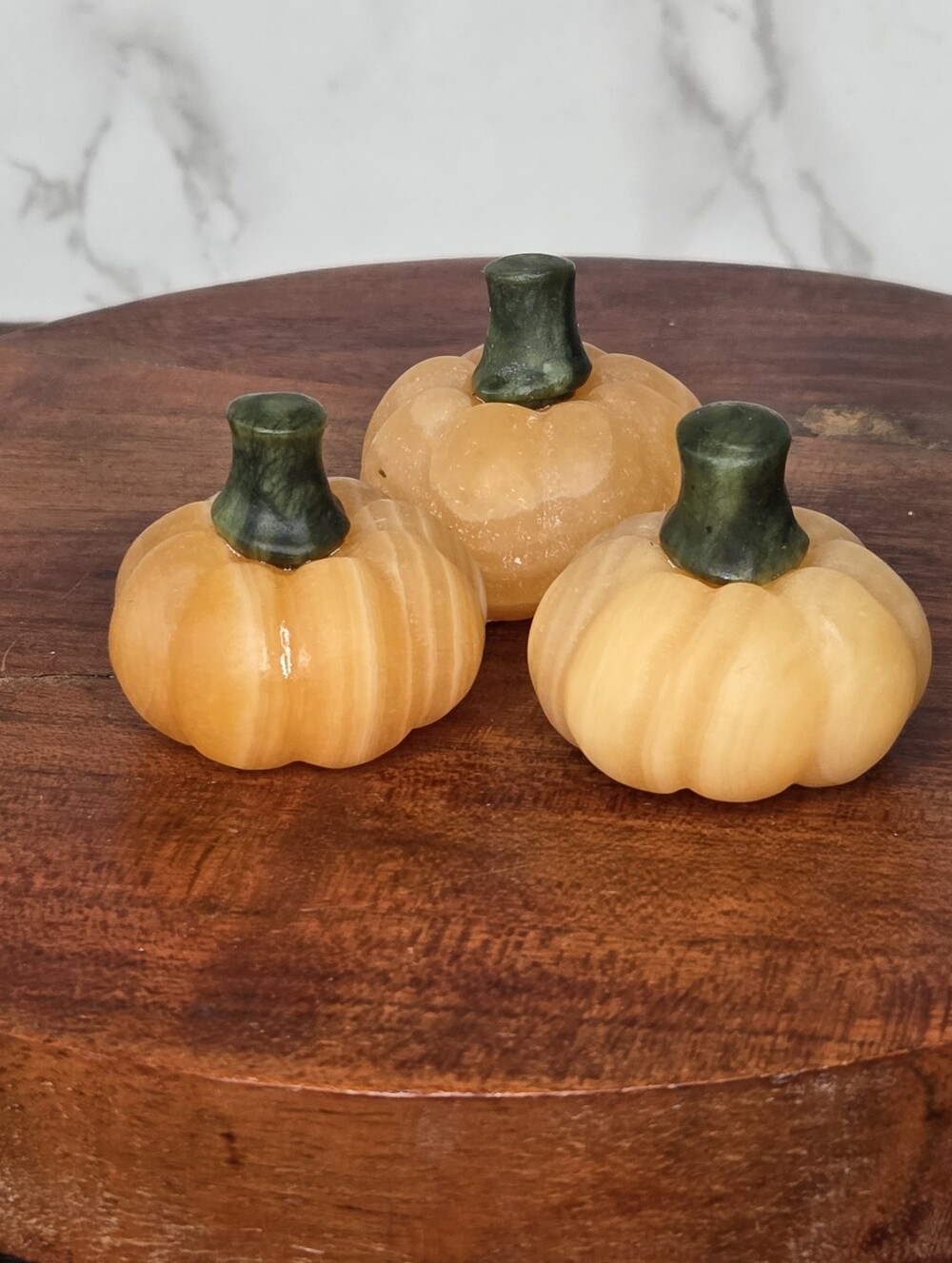 Yellow Calcite Pumpkin